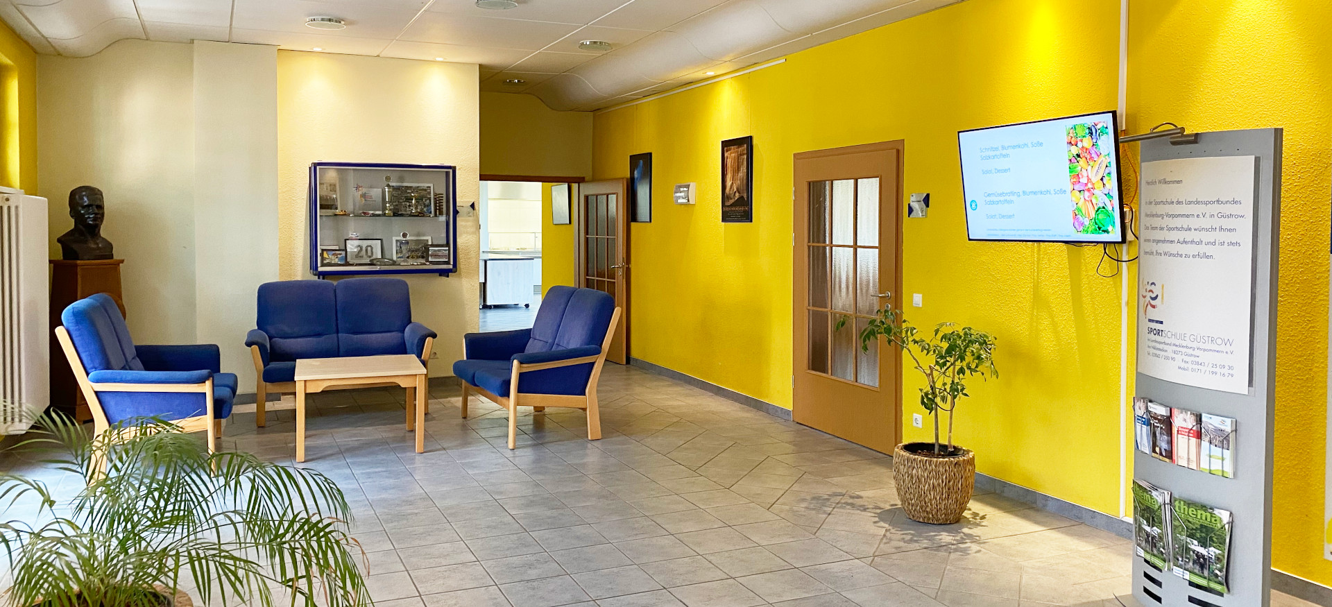 Ankommen in der Sportschule Güstrow Ankommen in der Sportschule Güstrow